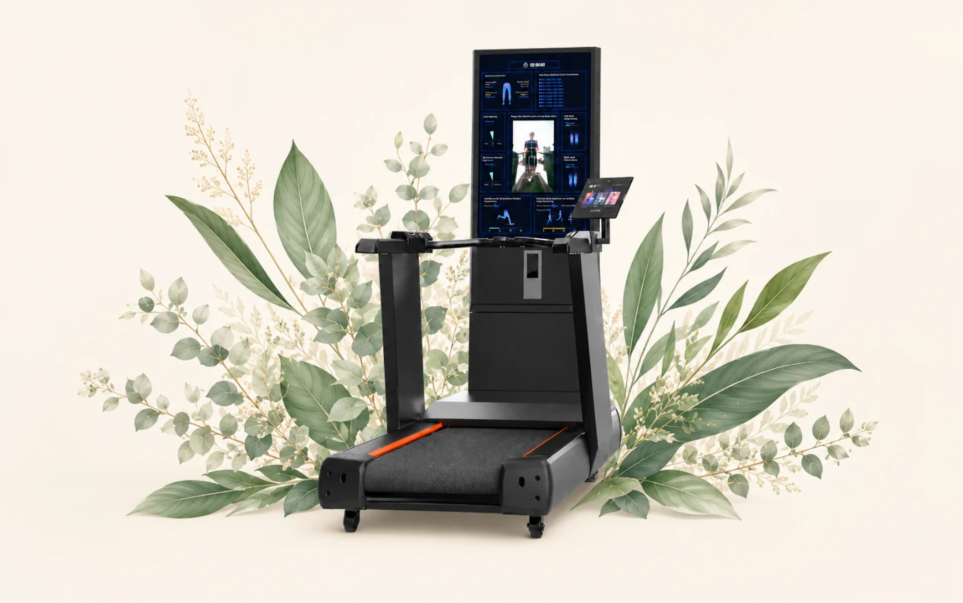 AI treadmill gait analysis system